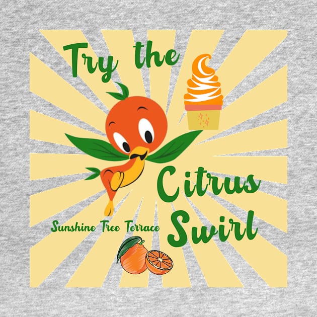 Citrus Swirl Sunshine Terrace by magicalshirtdesigns